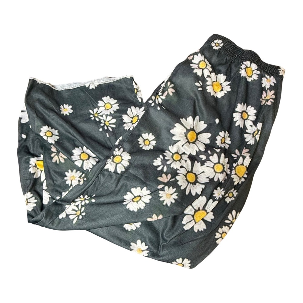 Daisy‎ Pajama Set Sleepwear Loungewear Comfy Casual Medium - Picture 2 of 4